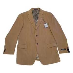 Classic Men’s Dockers Corduroy Blazer Jacket - Beige, Size 44L, New with Tags